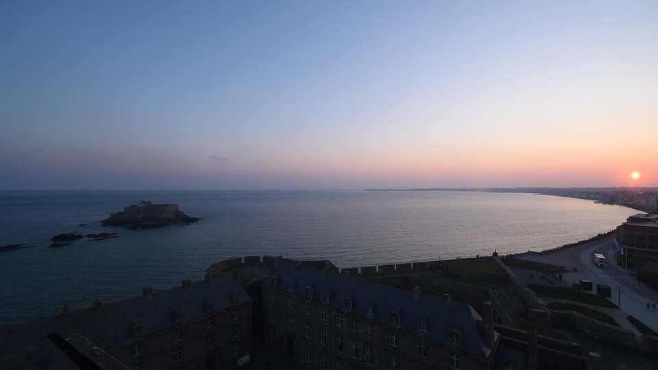 Meilleure vue Webcam surf Saint-Malo - Le Sillon (35)